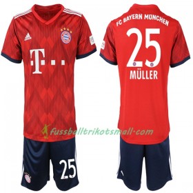 Fußballtrikots FC Bayern München Müller 25 Kinder 2018-2019 Kurzarm Heimtrikotsatz kaufen
